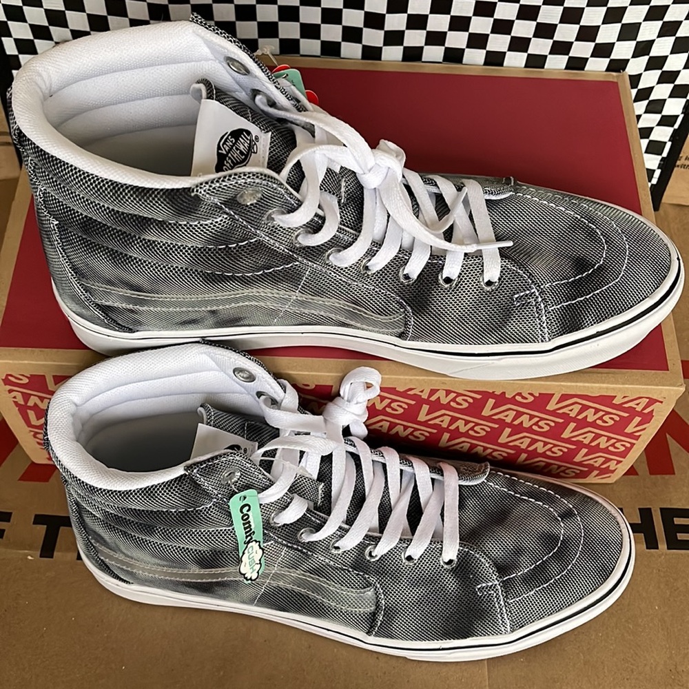 Vans Comfycush Sk8-Hi In Bloom Multi/True White WMNS sneakers - Picture 4 of 16